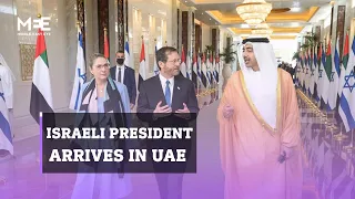 Israeli President Isaac Herzog visits the UAE for the first time