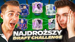 NAJDROŻSZY DRAFT CHALLENGE vs PLKD | EA FC 24