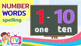 1 to 10 Spelling || Number Words 1-10 || Learn How to Spell Number Names 1 to 10 || For Kids