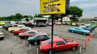 Old School American Classic Muscle Car Lot Maple Motors Inventory 6/6/22/ Antique Rides For Sale