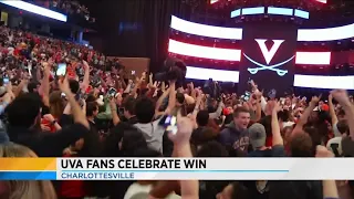 UVA Fans celebrate win