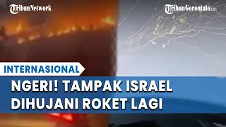 Detik - Detik Israel Utara Dihujani 60 Roket Hizbullah, Kebakaran hingga Warga Ketakutan