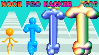 Tall Man Run in NOOB VS PRO VS HACKER VS GOD (Big Update)