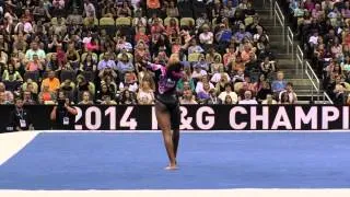 Nia Dennis – Floor – 2014 P&G Championships – Jr. Women Day 2