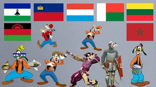 Goofy in different languages meme