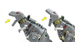 Original vs Knockoff Transformers G1 Grimlock. Side by side comparison of this 1980's Dinobot