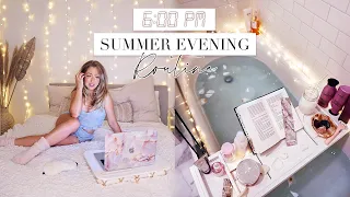 6 PM SUMMER NIGHT TIME ROUTINE | Mindful & Productive for School or Work