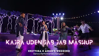 Kajra / Uden Jab Jab Mashup  || Krittika & Aman's Wedding Dance Performance | Sangeet
