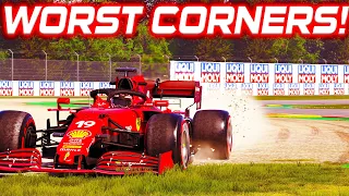 The WORST Corners on F1 2021