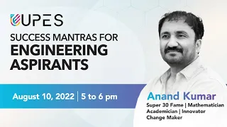 Success Mantras for Engineering Aspirants | Anand Kumar - Maths Guru