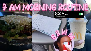 MY 7 AM HIGH SCHOOL MORNING ROUTINE 2023! *productive and realistic!*