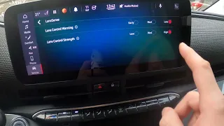 How to Manage Lane Sens in Fiat 500 Electric ( 2020 - now ) - Manage Lane Assistant