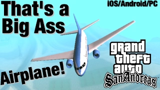 Grand Theft Auto: San Andreas AT-400 Location | GTA: SA Biggest Plane Location | GTA: SA Secret Jet