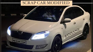 SCRAP SKODA MODIFIED 💚💸 || BEST MODIFIED IS HERE 💡 || 📞 - 9022264447 #skoda #rapid #nerul