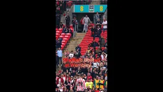 Sheffield Wednesday at Wembley compared to Sheffield United at Wembley #edit #shortsfeed #swfc #sufc