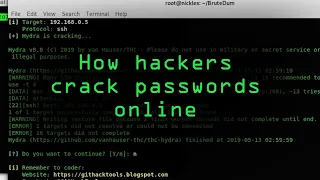 How Hackers Perform Online Password Cracking with Dictionary Attacks