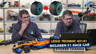 LEGO Technic 42141 McLaren F1 gets a new sticker design, but why?