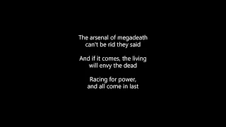 Set the World on Fire - Megadeth lyric video