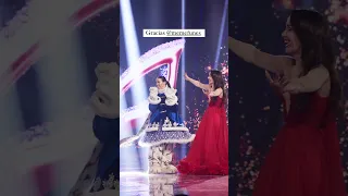 Natalia Oreiro desenmascaró a Nieves (Mercedes Funes) en la Final de "¿Quién es La Máscara?"