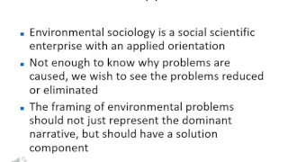 What is Environmental Sociology