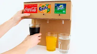 Cómo Hacer una Máquina de Refresco de Coca Cola con 3 Bebidas Diferentes en Casa - Mediopatas