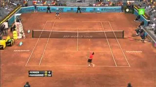 Highlights Adrian Mannarino. vs David Ferrer (R2 Madrid 2011)