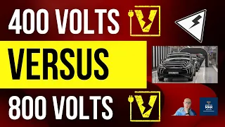 400 volts V 800 volts EV architecture