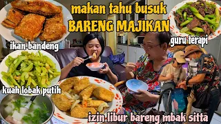 MAKAN TAHU BUSUK BARENG MAJIKAN ‼️IZIN MAU LIBUR BARENG MBAK SITTA -