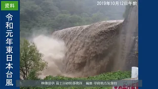 [資料映像] 令和元年東日本台風 大武川の出水状況