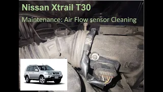 Nissan Xtrail T30 Air Flow sensor Cleaning