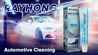 🥳【Glass oil film remover test】Super Decompression Cleaning Video!