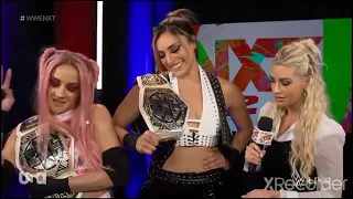 Raquel Gonzalez & Dakota Kai Backstage: NXT April 5 2022