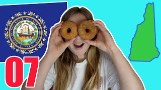 New Zealand Family Try The APPLE CIDER DONUT For The First Time! NEW HAMPSHIRE State Food