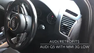 Audi Q5 MMI upgrade - 3G low (Basic) to MMI 3G+