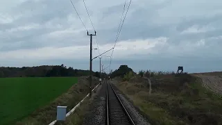 kommentierte Führerstandsmitfahrt auf Rügen von Bergen nach Sassnitz-Mukran