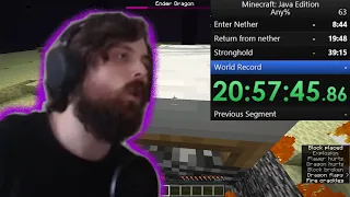 CAN FORSEN KILL THE ENDERDRAGON WITH BEDS? - MINECRAFT SPEEDRUN PRACTICE - STREAM HIGHLIGHT