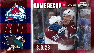 Mikko Rantanen Scores 50 | Toyota Game Recap 4/6/2023