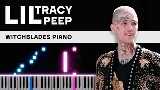 Lil Peep & Lil Tracy — Witchblades | Piano Tutoial | Sheets