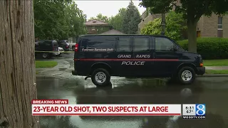 Suspects sought after man shot in shoulder