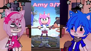 Sonic and Amy react to each other and…//Gachaclub//sonamy//💙💖//part1?