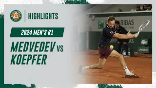 Medvedev vs Koepfer Round 1 Highlights | Roland-Garros 2024