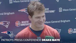 Drake Maye: "Just trying to soak it all in." | New England Patriots Press Conference