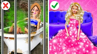 🚨 ¡AYUDA! Barbie está en la cárcel 😱 Muñeca rica VS pobre 💝 Disposutuvis geniales por Yay Time!