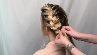 Курс по плетению кос | Французская коса | French braid