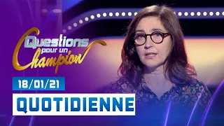 Emission du Lundi 18 Janvier 2021 - Question pour un champion