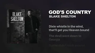 Blake Shelton - God's Country | With Audio Visualizer | In 4K