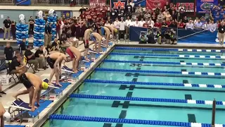 2018 NCAA Men’s 50 Fr Caeleb Dressel 17.63