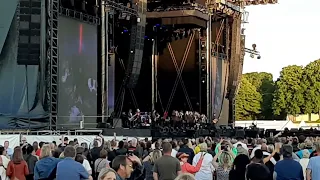 Udo Lindenberg live in Leipzig vor der Red Bull Arena 14.06.2022, "Wozu sind Kriege da?"