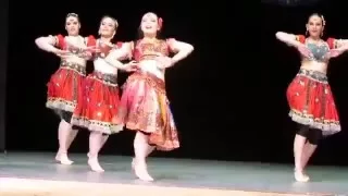 Коллектив индийского танца "Лила Прем". Наутанки попурри. Отчетный концерт 2016.
