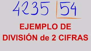 Cómo DIVIDIR con 2 CIFRAS en el DIVISOR